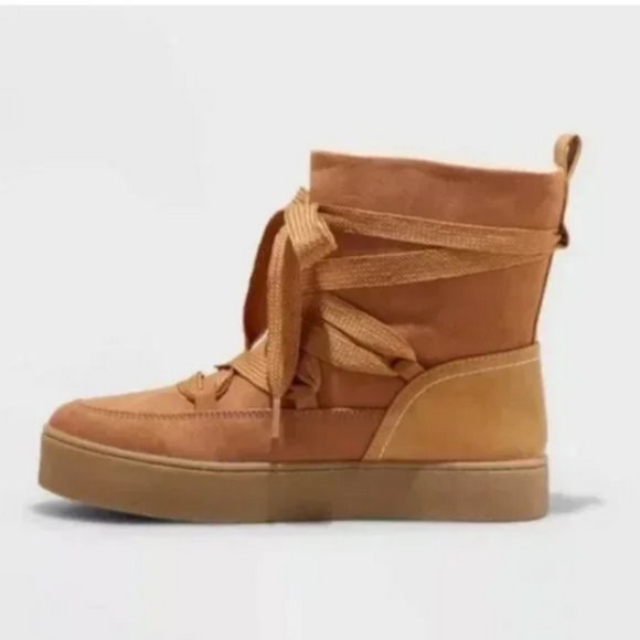 Women's Birgitte Winter Boots Cognac - Universal Thread™ 11 - Picture 3 of 11